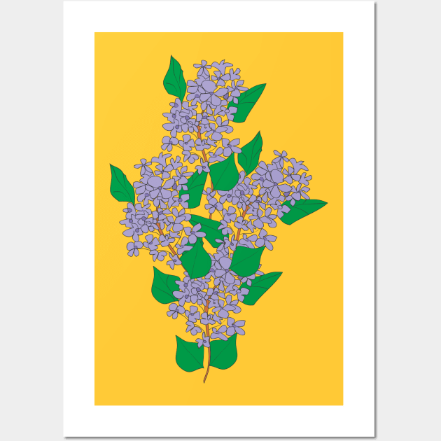 Lilac Wall Art by Alekvik